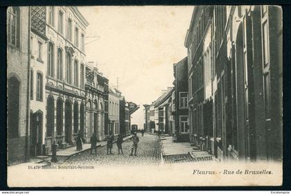 Carte Postale - Belgique - Fleurus - Rue de Bruxelles (CP25243OK)