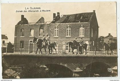 Moulane (Belgique) entrée des Allemands pendant la Guerre