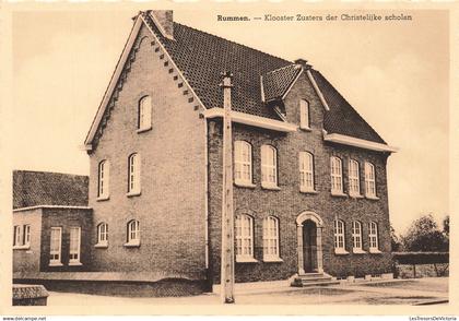 BELGIQUE - Rummen - Klooster Zusters der Christelijke scholen - maison - poteau - Mertens & Zoon - Carte postale