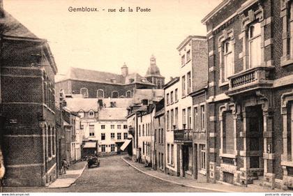 Gembloux, Rue de la Poste, um 1910