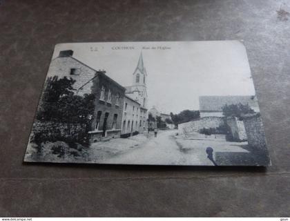 Cpa Héron Couthuin Rue de l'église