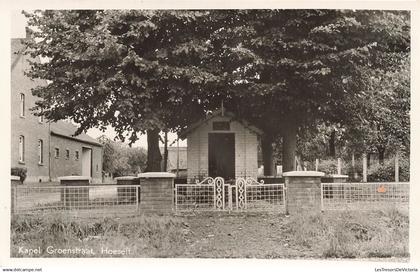 BELGIQUE - Hoeselt - Kapel Groenstraat - clotûre - Scandinavia 643 - Hellinx - Echte foto 35107 - Carte postale ancienne