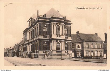 BELGIQUE - Hooglede - Gemeentehuis - vue générale - Carte Postale Ancienne