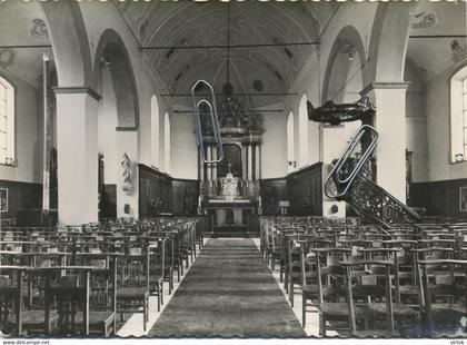 St. Kornelis- Horebeke : kerk binnenzicht: Maurits Van der Speeten Pastoor met handtekening  (15 x 10.5 cm) scans