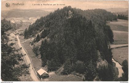 CPA-Carte Postale   Belgique Houffalize  L'arrivée à Houffalize par le vicinal VM53995