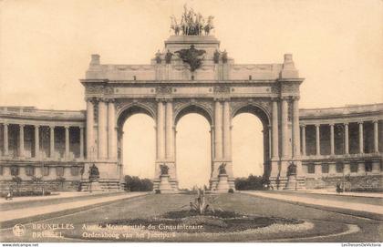 [-5%] BELGIQUE - Bruxelles - Arcade Monumentale du Cinquantenaire - Carte postale ancienne