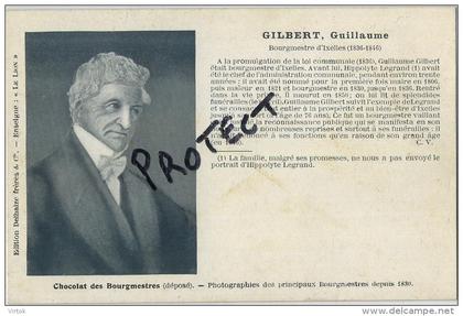 Elsene - Ixelles :  Bourgemestre - Burgemeester : edition Delhaize :  Gilbert Guillaume