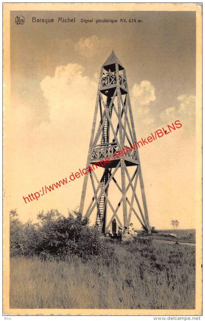 Signal géodésique - Baraque Michel - Jalhay