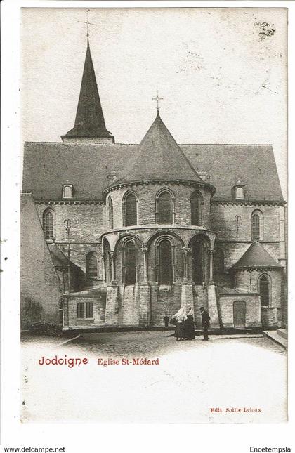 CPA-Carte postale Belgique-Jodoigne Eglise Saint Médard début 1900 VM29247