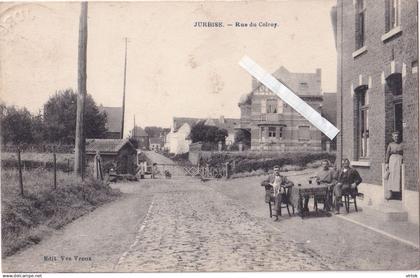 jurbise rue du colroy passage a niveau animation edit.Vve vreux  ( avec timbre )