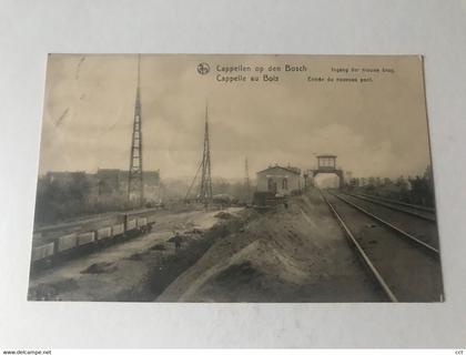 Capelle au bois   Kapelle-op-den-Bos  Ingang der nieuwe brug  Entrée du nouveau pont