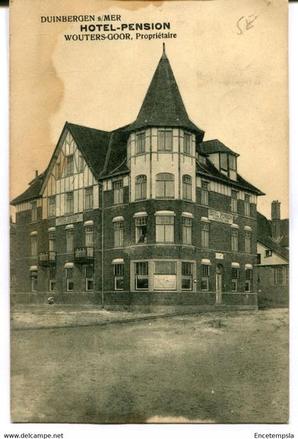 CPA - Carte Postale  - Belgique - Duinbergen - Hôtel Pension Wouters Goor  (MO17504)