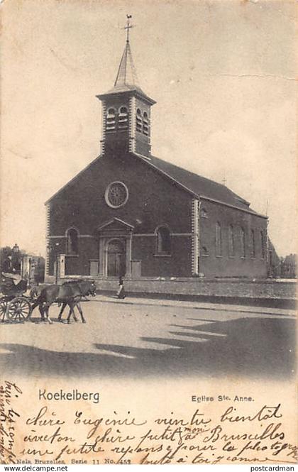 KOEKELBERG (Brux. Cap.) Eglise Sainte-Anne - Ed. Nels Série 11 N. 452