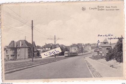 Koksijde    TRAM    (     met zegel )