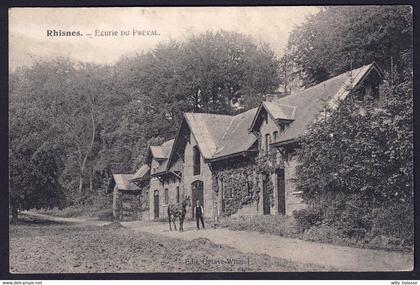 +++ CPA - RHISNES - La Bruyère - Ecurie du Préval - Carte du TCB  //