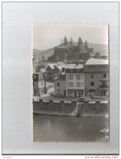 LA ROCHE EN ARDENNE PHOTO (CHATEAU ET MAGASIN NICOLAS) 1955