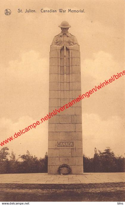 St. Julien - Canadian War Memorial - Langemark-Poelkapelle