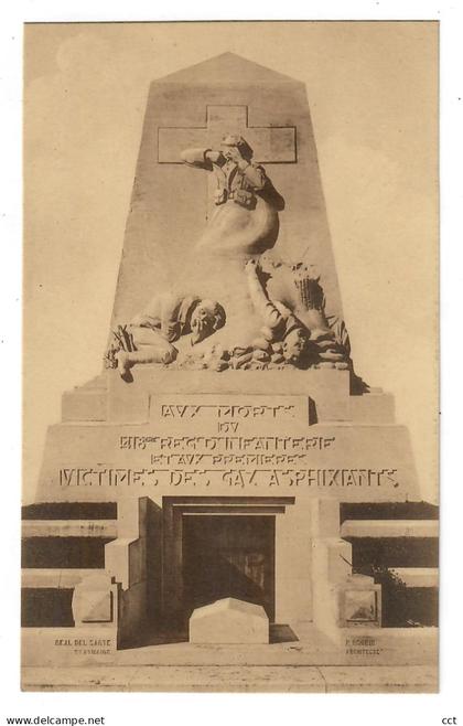 Steenstraete  Steenstrate  Bikschote  Langemark-Poelkapelle   Monument aux Morts du 418me Régiment d'Infanterie