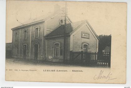 BELGIQUE - LÉGLISE (LAVAUX ) - Station (gare )