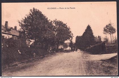 +++ CPA - ASSENOIS - Léglise - Route de Les Fossés //