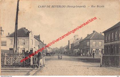 Camp de Beverloo - Rue Royale - Leopoldsburg (Kamp van Beverloo)