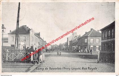 Camp de Beverloo - Rue Royale - Leopoldsburg