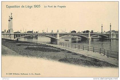 belgique -ref A135- liege exposition 1905- le pont de fragnée-theme expositions  - carte bon etat   -