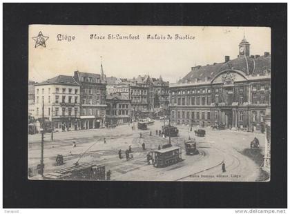 Carte Postale Liege Place St. Lambert 1915