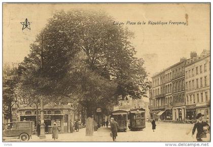 Luik - Liège :   Place de ka République Francaise  (  TRAM )