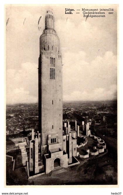 Belgique - Liège - Monument Interallié