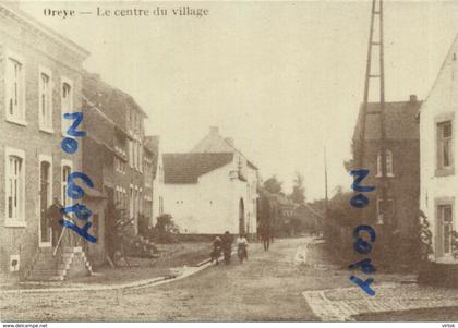 Oreye Le Centre du Village  (  CPA 15 x 10.5   carte  ADEPS )