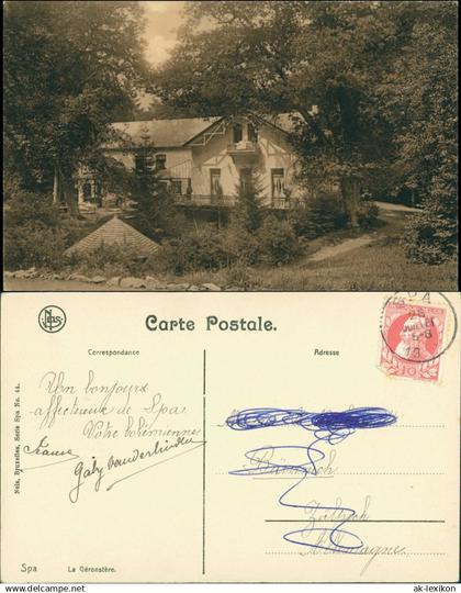 Spa (Provinz Lüttich) Spa (kêr) (Spå / Spâ) La Geronstere 1913