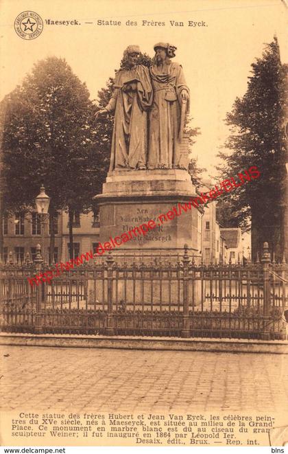 Statue des Frères Van Eyck - Maaseik