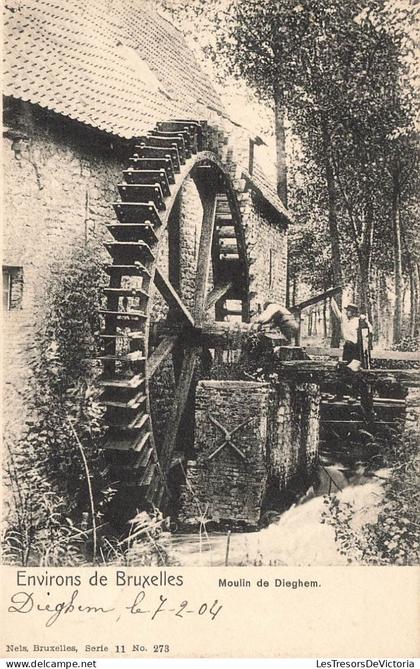 BELGIQUE - Machelen - Moulin de Dieghem - Carte postale ancienne