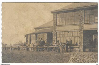 CPA HARRE, HOTEL DU VIEL' HERMITAGE DE ST SAINT ANTOINE, BELLE ANIMATION SUR LA TERRASSE, MANHAY, BELGIQUE, voir état