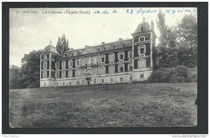 CPA - MARCHIN - Le château - Façade nord   //