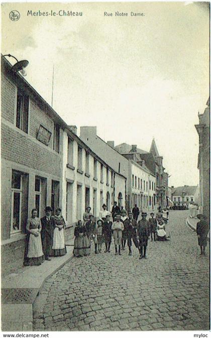 Merbes-le-Château. Rue Notre Dame.