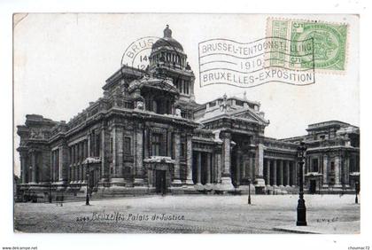 168, Belgique, Bruxelles Monuments, édifices, Aqua LVC 2049, Plais de Justice