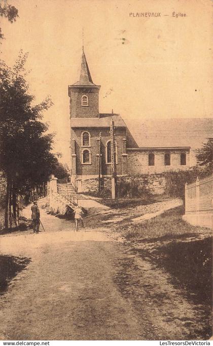 BELGIQUE - Neupre - Plainevaux - Eglise - Carte postale ancienne