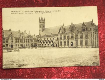 Nieuport Nieuwpoort) Belgique, Région flamande dans la province de Flandre-Occidentale-Carte Postale-☛1924