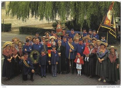 Opwijk :  St. Paulus paardenprcessie  :  De St. Pietersgilde van Mazenzele ( groot formaat )