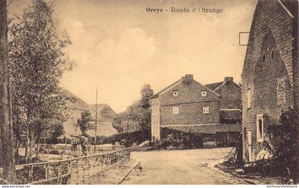 [-50%] BELGIQUE - OREYE - Route d'Otrange - Edit Henri KAQUET - Carte Postale Ancienne