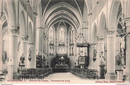 BELGIQUE - Oudenburg - Binnenste der Kerk - Edm. Denolf-Rosseel - Carte postale