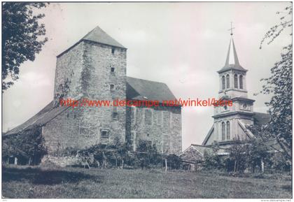 1968 Ancienne tour de justice et l'Eglise - Ouffet