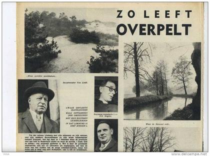 OVERPELT   : ZO LEEFT - Uit  Zondagsvriend 1953 :  Knipsel 3  pagina´s ( 27 x 37 Cm )