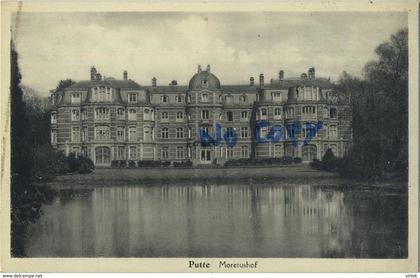 Putte - Kapellen :  moretushof ( kasteel )  met zegel )