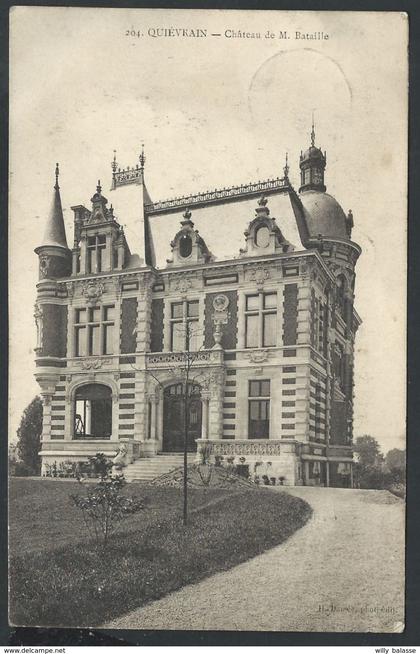 +++ CPA - QUIEVRAIN - Château de M. Bataille   //