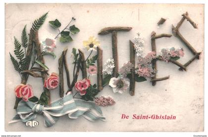 CPA - Carte postale - Belgique-Saint-Ghislain- Amitiés de  Saint-Ghislain  1909-VM34459ok