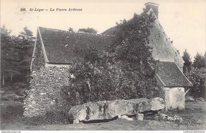 CPA Belgique - Luxembourg - Saint Léger - La Pierre Ardoue - Librairie Nouvelle - Rambouillet - Oblitérée 1911