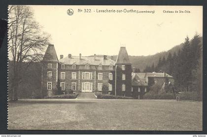 +++ CPA - LAVACHERIE SUR OURTHE - Château de SAINTE ODE - Nels 322   //